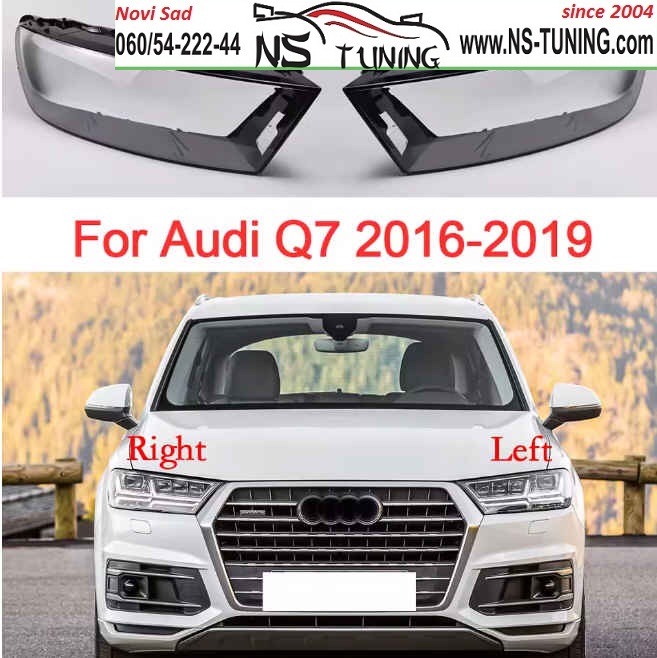 staklo za  far audi q7 2016 2017 2018  novi sad servis farova ns tuning zamena stakla